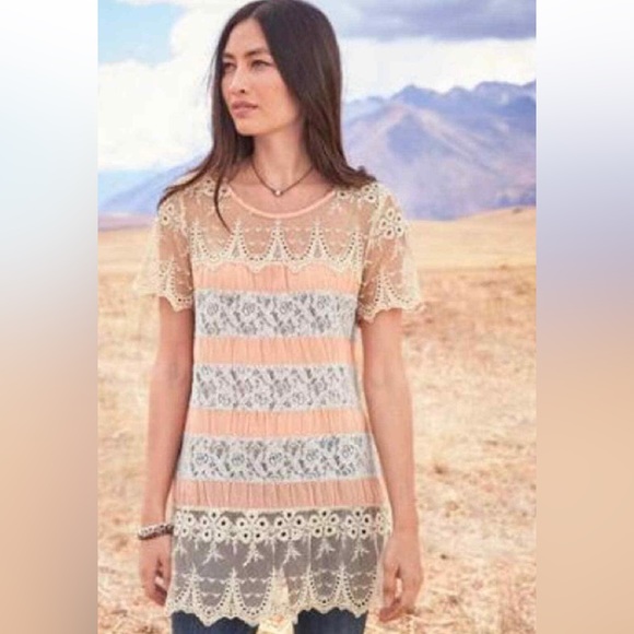 Sundance Lace in Bloom Tunic and Mini Dress Casual Wedding Balletcore - Picture 3 of 8